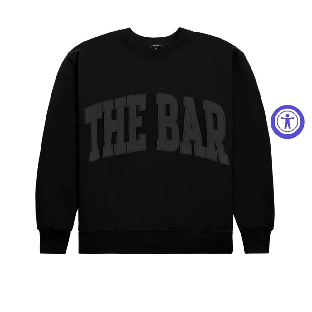 The Bar Varsity Sweatshirt medium